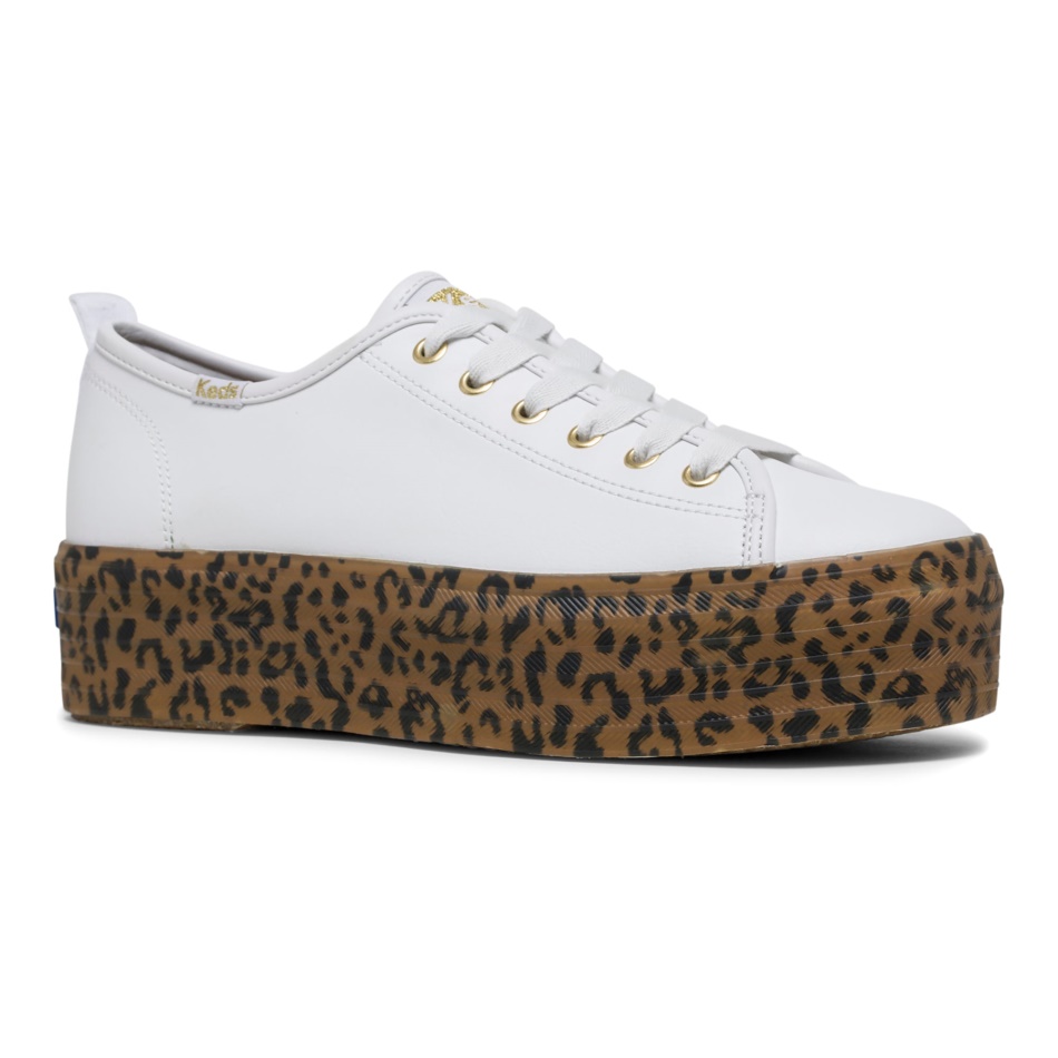 Keds Women's Keds X Wonder Woman Triple Up Leather White