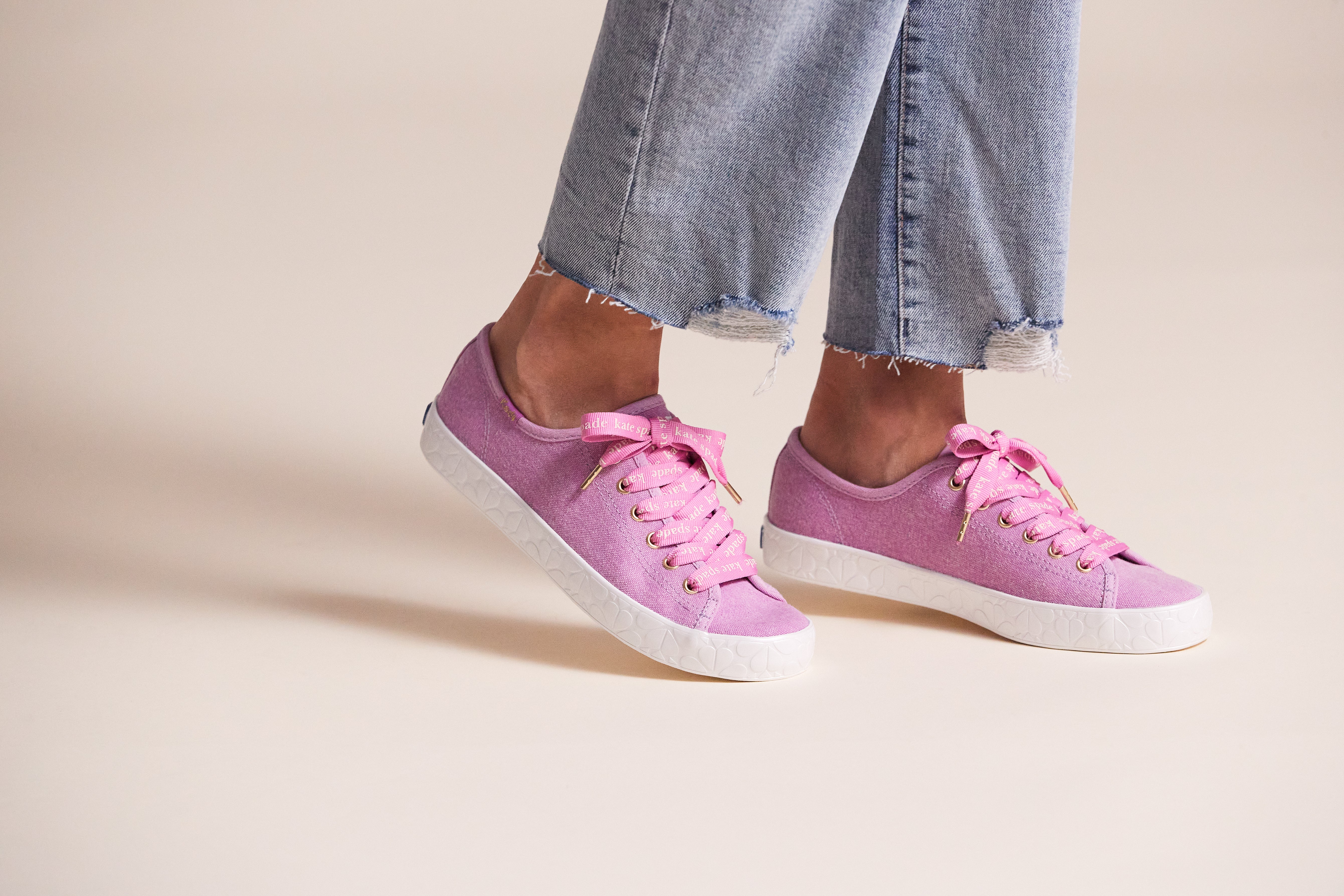 Keds Women's Keds x Kate Spade New York Kickstart Logo Foxing Mauve