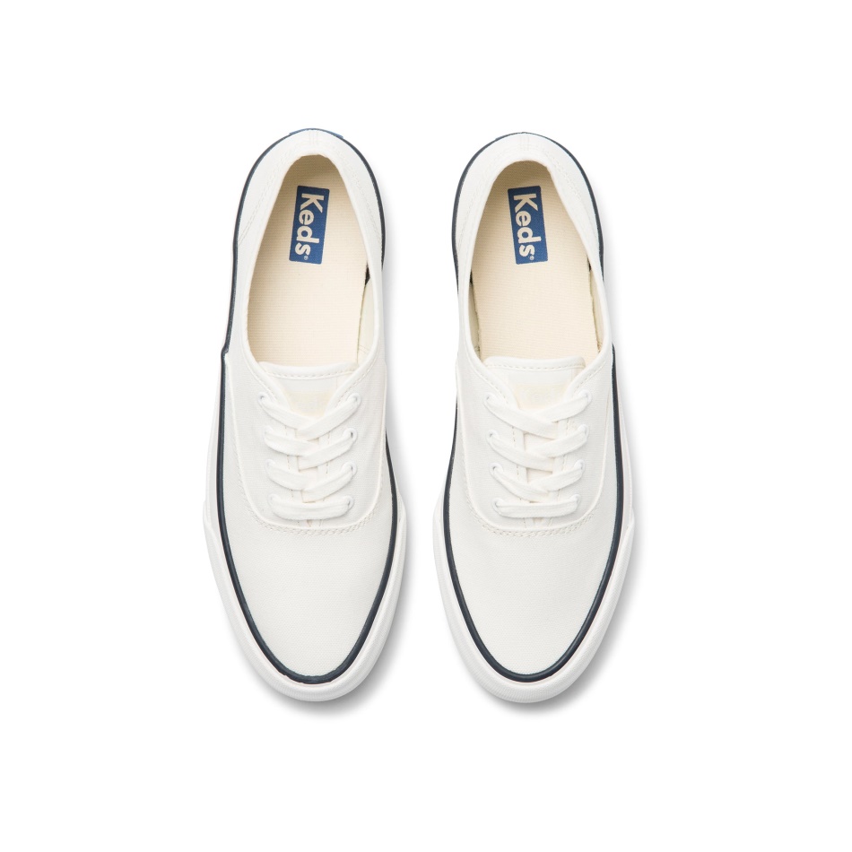 Keds Women's Surfer Feat. Organic Cotton White