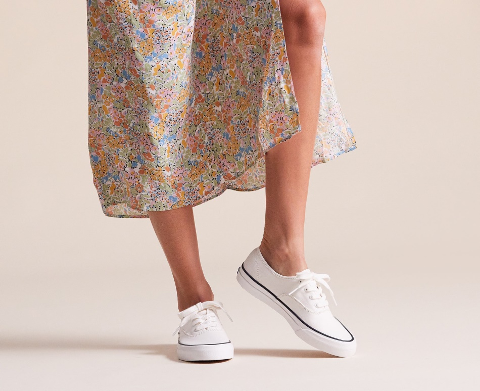 Keds Women's Surfer Feat. Organic Cotton White