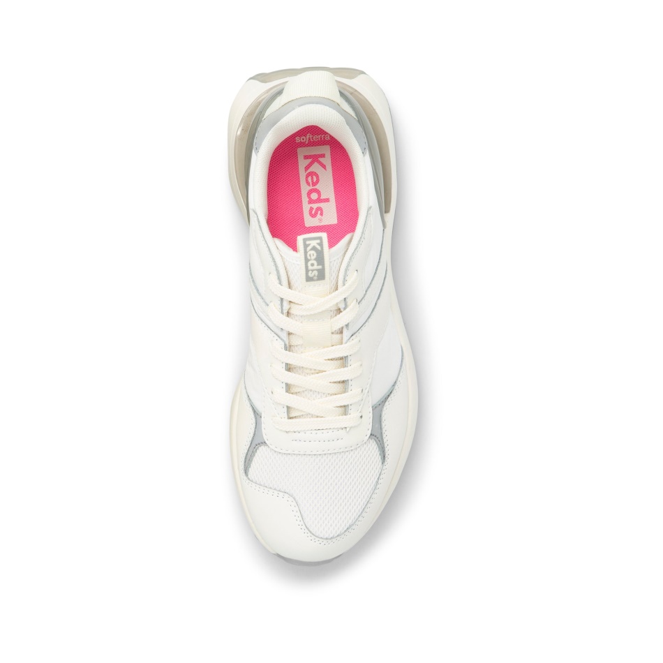 Keds Women's Tiasa White-Silver