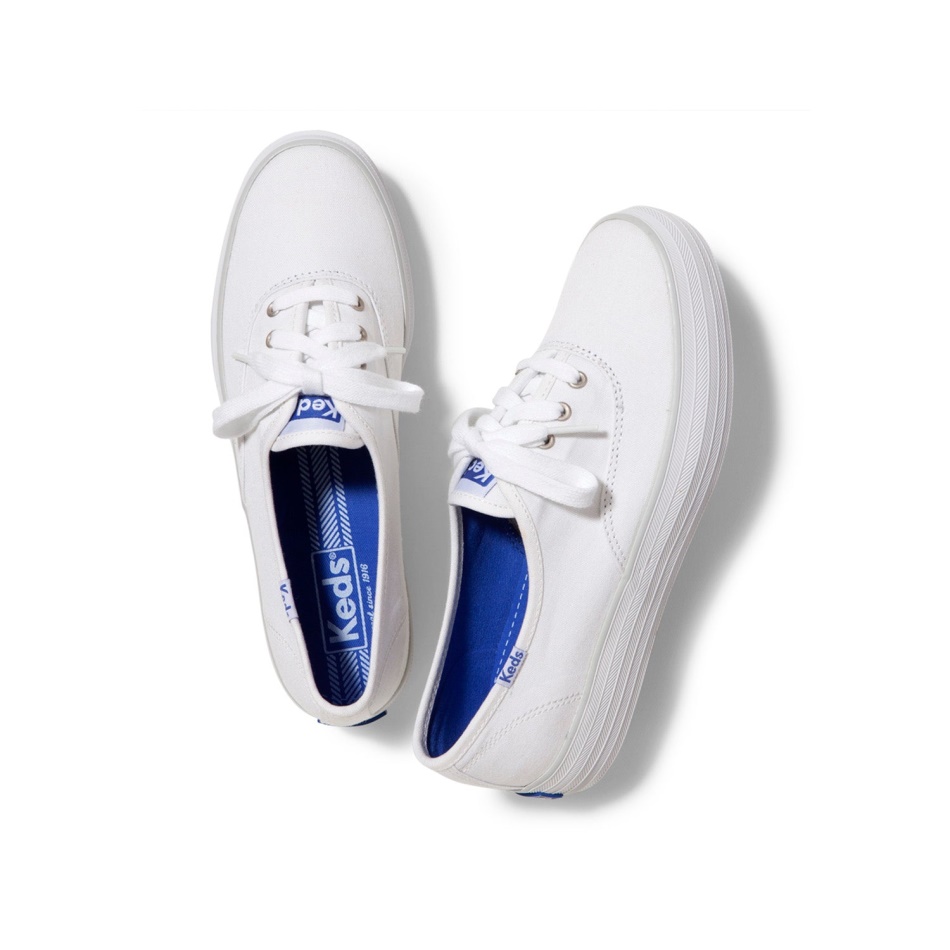 Keds Women's Triple CVO Canvas White