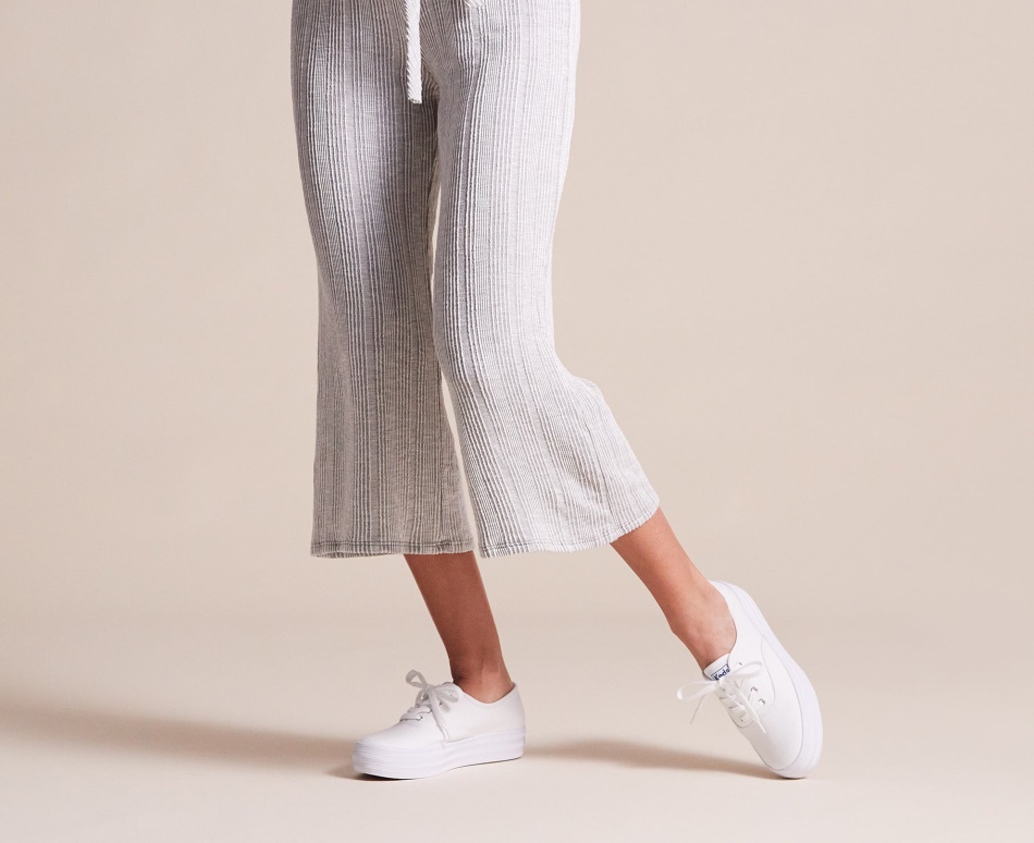 Keds Women's Triple Feat. Organic Cotton White