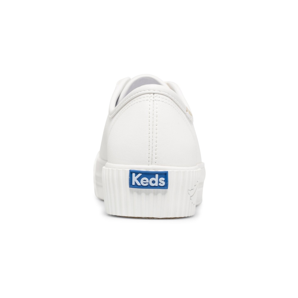 Keds Women's Triple Kick AMP Leather White