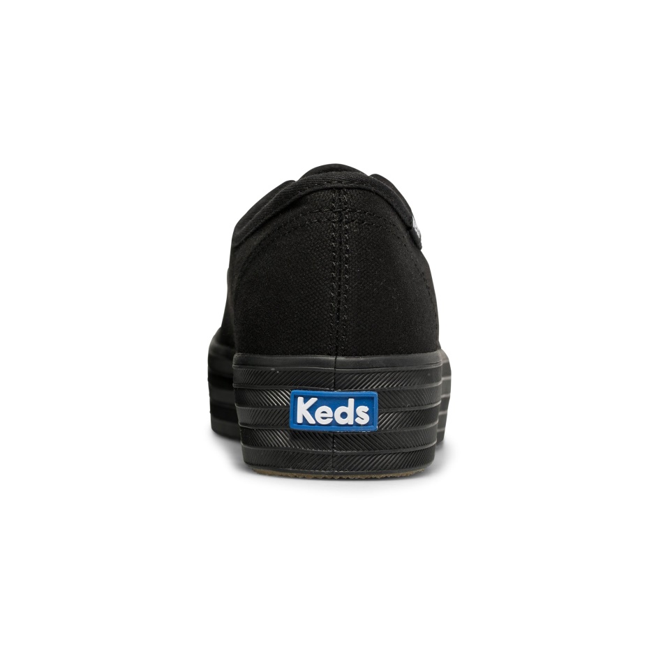Keds Women's Triple Kick Feat. Organic Cotton Black Black