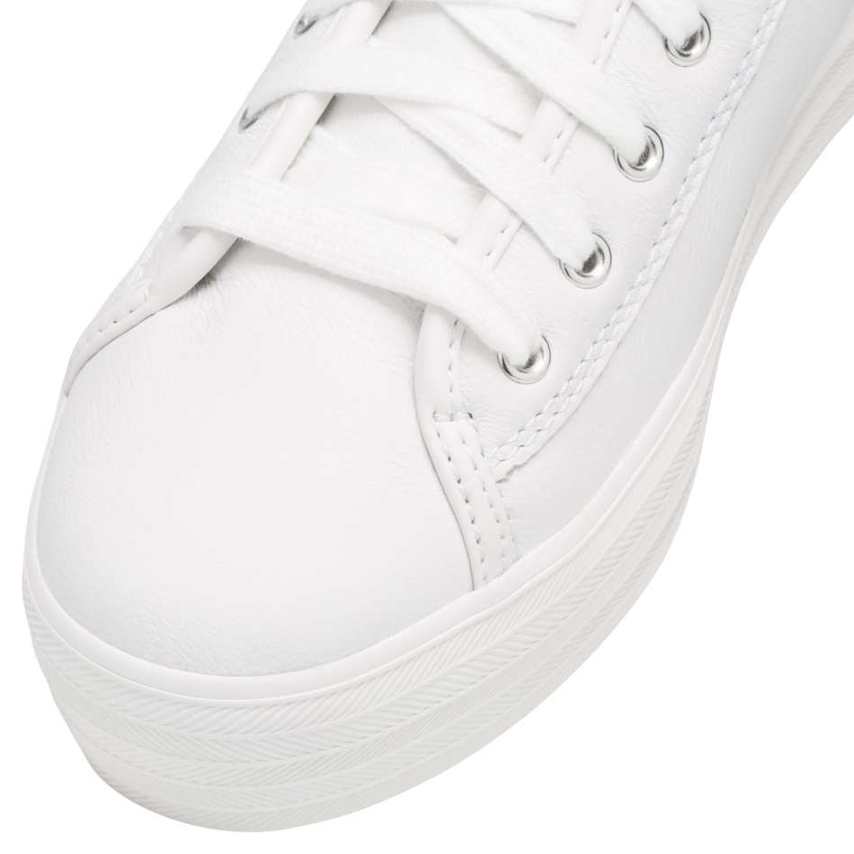 Keds Women's Triple Kick Leather White