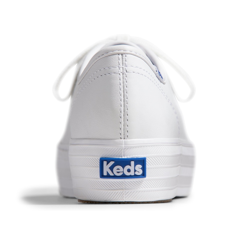 Keds Women's Triple Kick Leather White