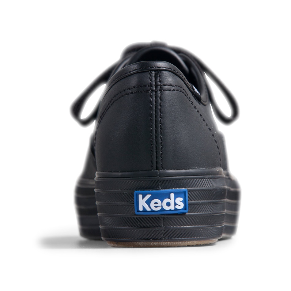 Keds Women's Triple Leather Black
