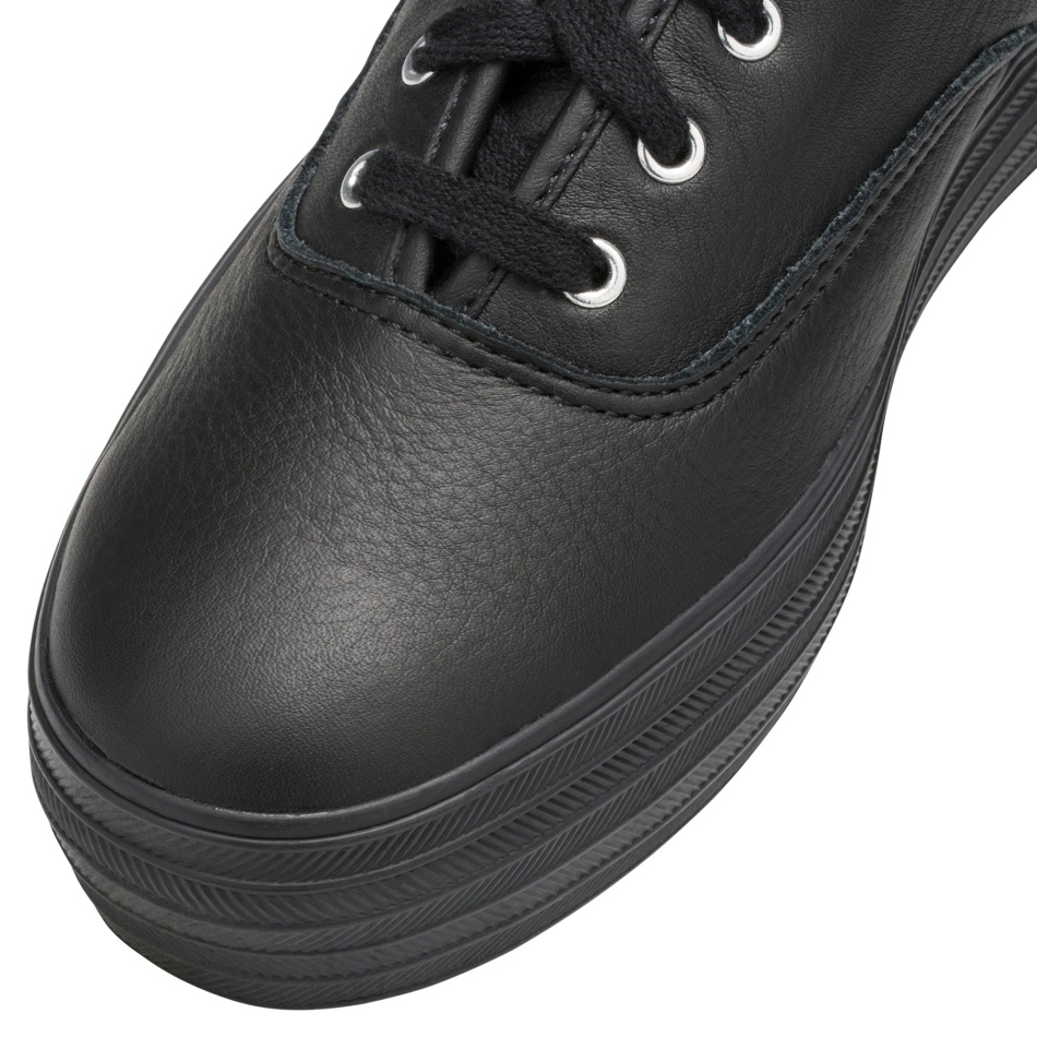 Keds Women's Triple Leather Black