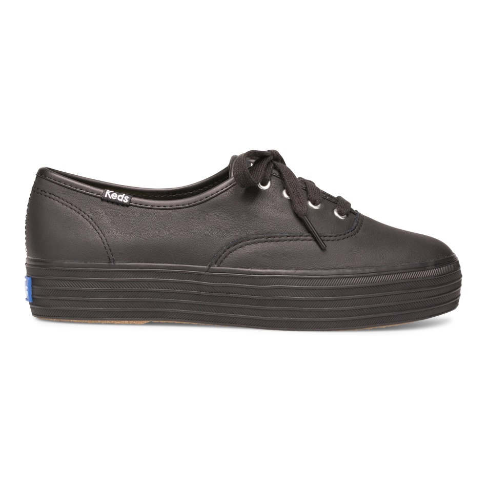 Keds Women's Triple Leather Black