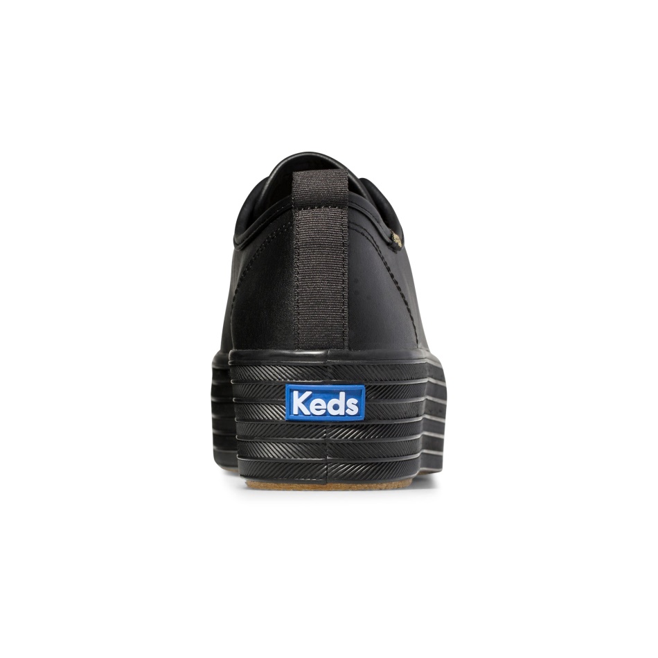 Keds Women's Triple Up Leather Black