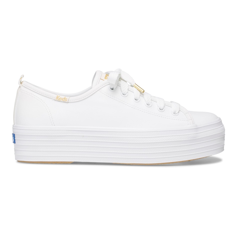 Keds Women's Triple Up Leather White