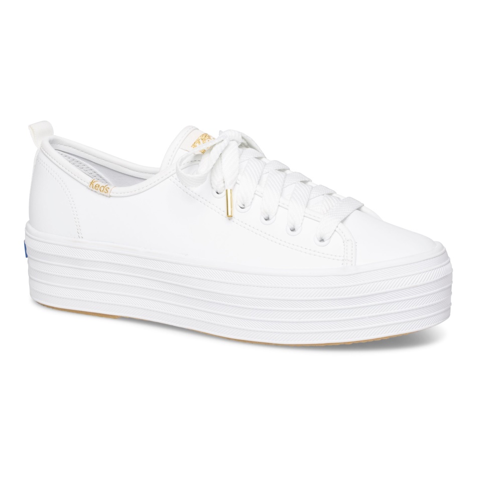 Keds Women's Triple Up Leather White