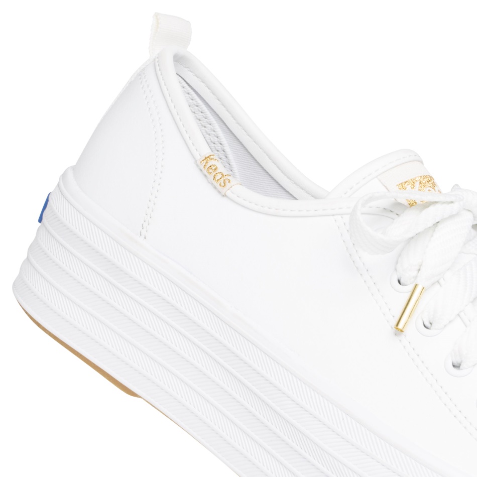 Keds Women's Triple Up Leather White