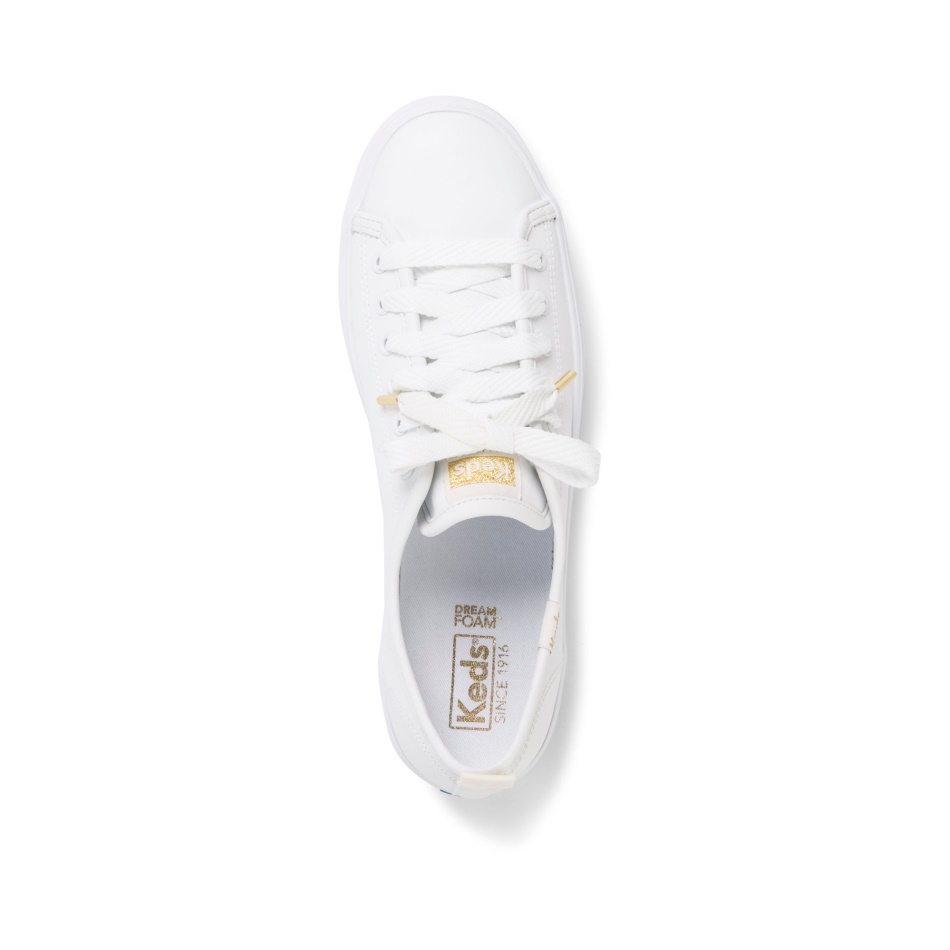 Keds Women's Triple Up Leather White